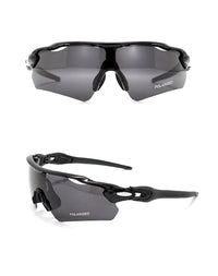 MTB Cycling Glasses Polarized Prescription Set, Outdoor Running Windproof Myopia Glasses