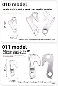 Bicycle Rear Derailleur Hanger Replacement for MTB, Road & Folding Bikes