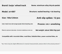 Bicycle Pedals Aluminum Alloy CNC Large Pedals