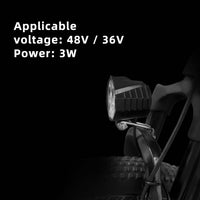 Foco LED plegable superbrillante de 12 W, luz delantera de conducción impermeable para exteriores 