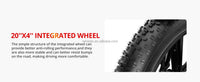 F20 Folding Fat-Tire Electric Bike – 48V 15Ah, 20-Inch