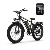 F26 Full-Suspension Fat-Tire Electric Bike – 48V 15.6Ah