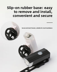 USB Rechargeable Front & Rear Bike Light Set for MTB & Road Bikes