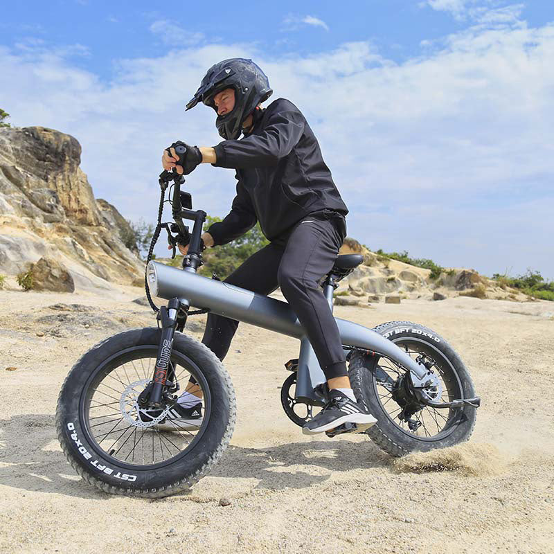 Quick-Fold Design, ideal Electric City Bike for daily commuting and solving the "last mile" travel challenge.