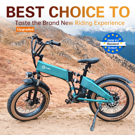 T2 Pro Folding E-Bike with 120 km Range and Front Suspension