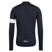 Winter Thermal Fleece Cycling Jersey Long Sleeve, Road & MTB Unisex Fleece Bike Shirt