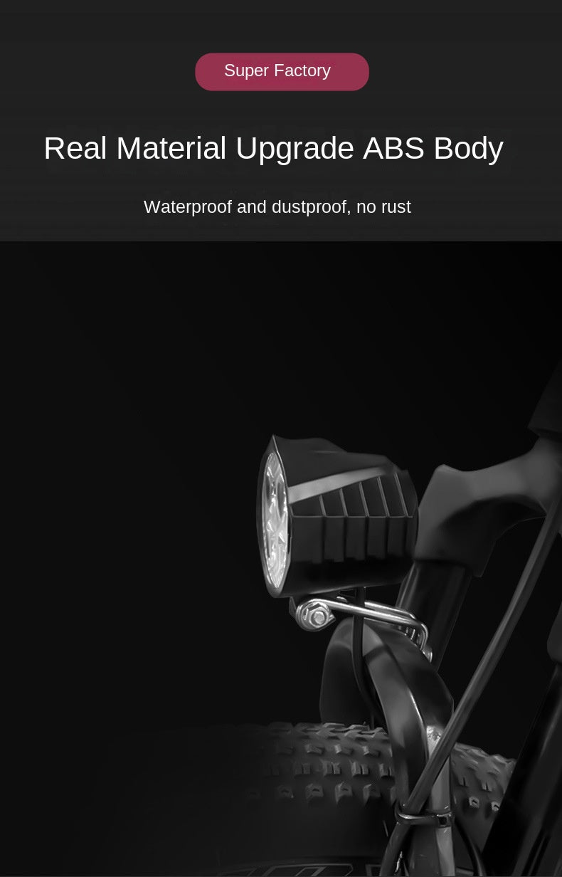 12W Foldable LED Super Bright Spotlight, Waterproof Driving Front Light Outdoor