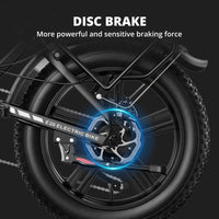 F20 Folding Fat-Tire Electric Bike – 48V 15Ah, 20-Inch