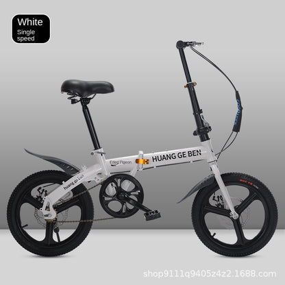 16" & 20" Portable Folding Bike: Lightweight City Bicycle for All