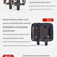 Aluminum alloy foldable pedals for bicycles and electric vehicles