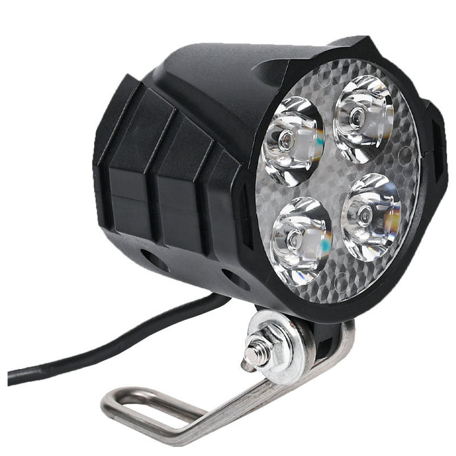 مصباح أمامي LED للدراجة الكهربائية فائق السطوع عالمي، مصباح أمامي LED للسكوتر مقاوم للماء