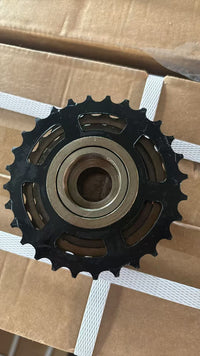 Alineación de los engranajes del cassette de la bicicleta de montaña