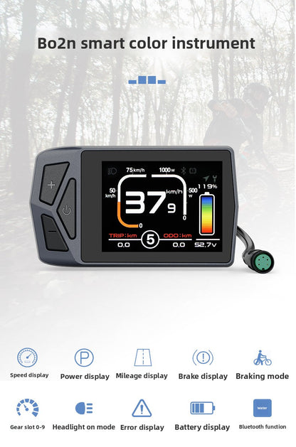 TSDZ2B/Z16 Ebike UART Smart Meter EKD01 Mid-Motor LCD Display