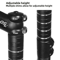 Bicycle handlebar riser, adjustable handlebar height for mountain bikes Stem Extender