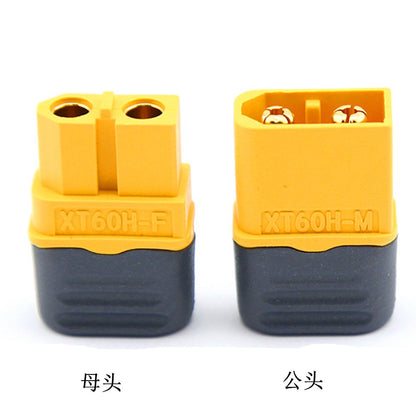 Conector de batería anticortocircuito chapado en oro XT60H 
