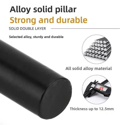 2-Hole MTB Kickstand 24 inch Replacement, 26 inch Bike Side Stand 2-Hole