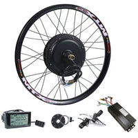 Kit de conversión de bicicleta eléctrica de 48 V/52 V y 2000 W: Juego de motor eléctrico MTB de alta potencia