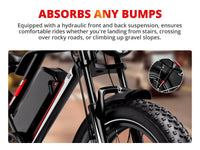 S8 Dual-Hub-Motor Electric Bike – Long-Range 20-Inch E-Bike