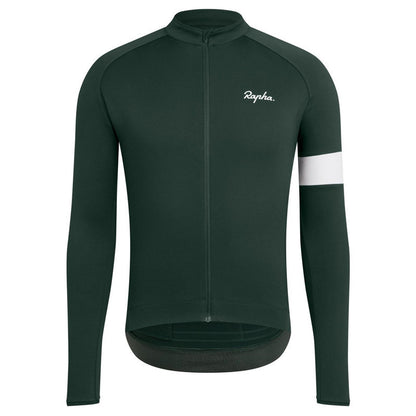 Maillot de ciclismo polar térmico de invierno de manga larga, camiseta unisex de ciclismo de carretera y MTB 