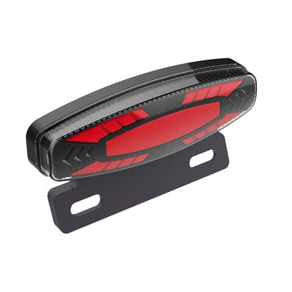 Luz trasera de freno LED para bicicleta eléctrica, luz trasera de seguridad impermeable de alto brillo 