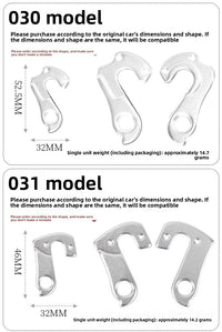 Bicycle Rear Derailleur Hanger Replacement for MTB, Road & Folding Bikes