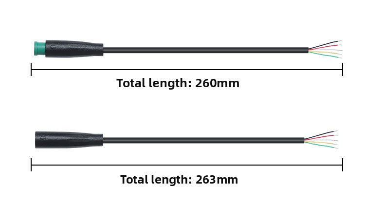 Conector micro impermeable M6 para bicicleta eléctrica, 2, 3, 4 y 5 pines, macho y hembra, cable de alimentación, enchufe rápido 