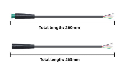 Conector micro impermeable M6 para bicicleta eléctrica, 2, 3, 4 y 5 pines, macho y hembra, cable de alimentación, enchufe rápido 