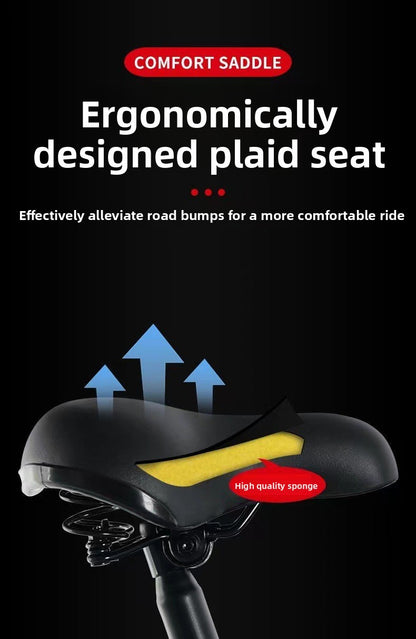 20" Ultra-Light Folding Bike: Portable Speed Bicycle for All Ages