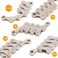 116-Link Multi-Speed Bike Chain 8/9/10/11/12-Speed for MTB & Road Bikes