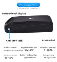 52V Hai Long No. 1 and No. 2 lithium batteries, 48V 20Ah modified for the Super73 Parrot model