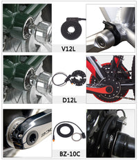 Kit de conversión de bicicleta eléctrica Bafang de 500 W con rueda motorizada de cubo de 36 V/48 V