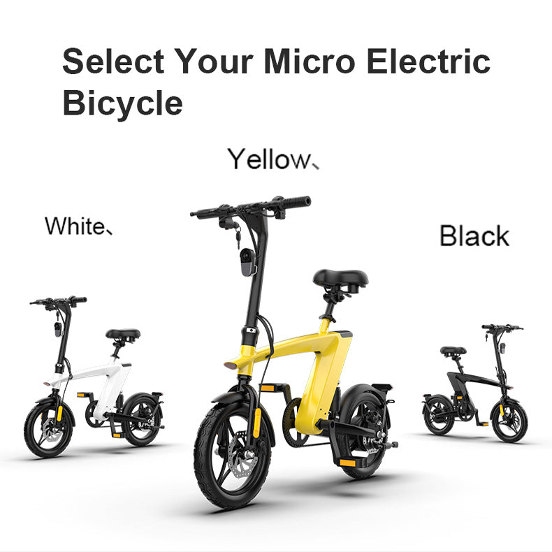 Quick-Fold Design, ideal Electric City Bike for daily commuting and solving the "last mile" travel challenge.