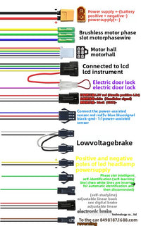S866 E-Bike LCD Display and Controller Set
