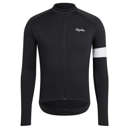 Maillot de ciclismo polar térmico de invierno de manga larga, camiseta unisex de ciclismo de carretera y MTB 