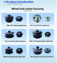 MW158 Hub Motor Repair Housing、Ebike 500W Motor Protective Case、