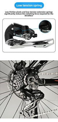 SHIMANO M310 M360 desviador trasero de bicicleta de montaña con cambio trasero de 7/8/21/24 velocidades