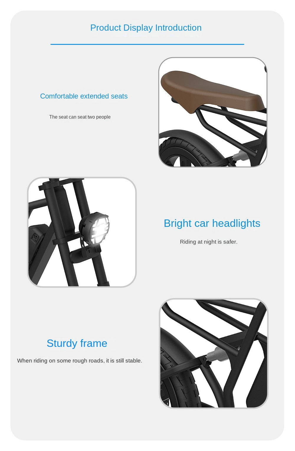 Off-road 20-inch Large Tire Mountain Climbing Electric Dual-use New Factory Production Electric Mountain Bike