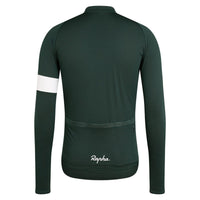 Winter Thermal Fleece Cycling Jersey Long Sleeve, Road & MTB Unisex Fleece Bike Shirt