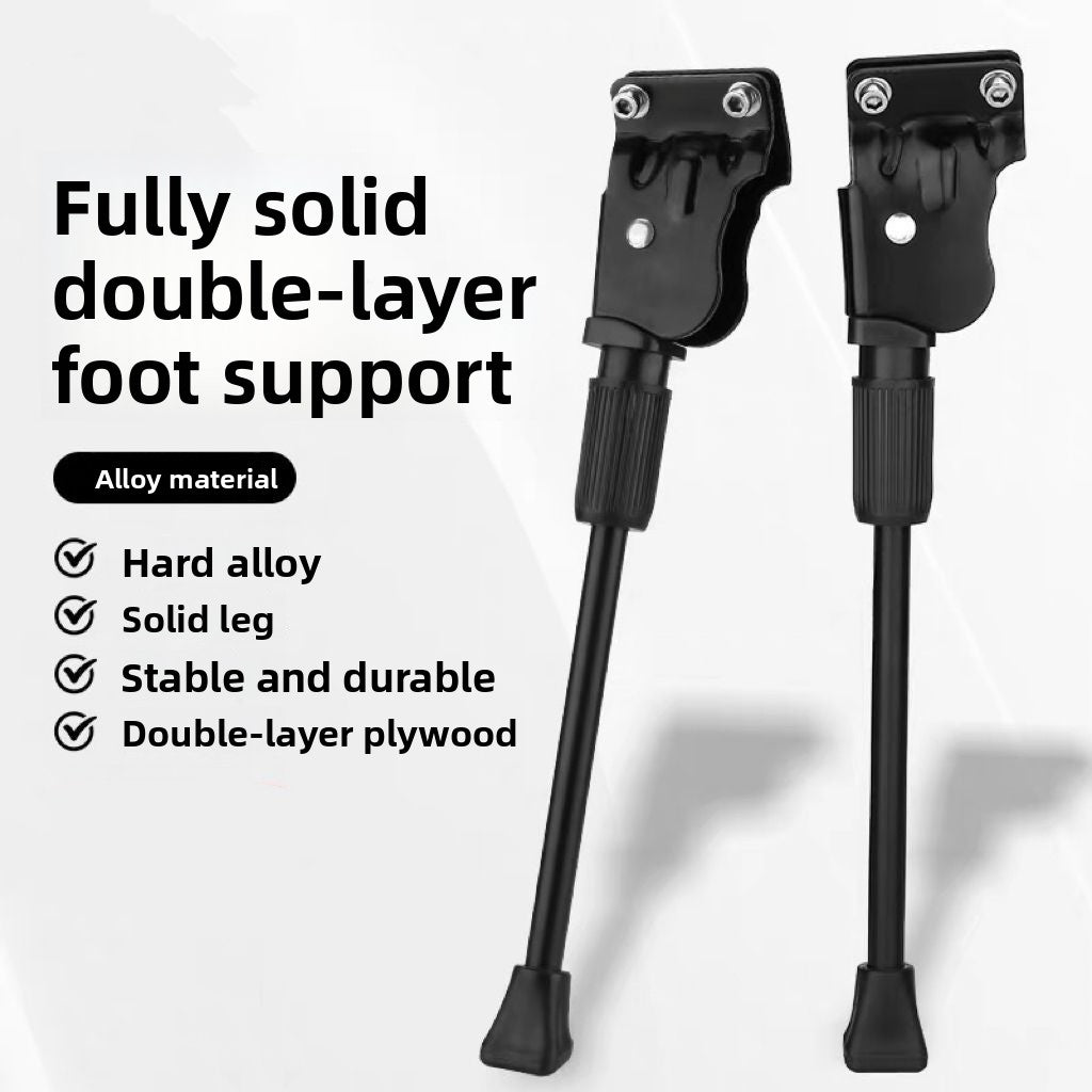 2-Hole MTB Kickstand 24 inch Replacement, 26 inch Bike Side Stand 2-Hole