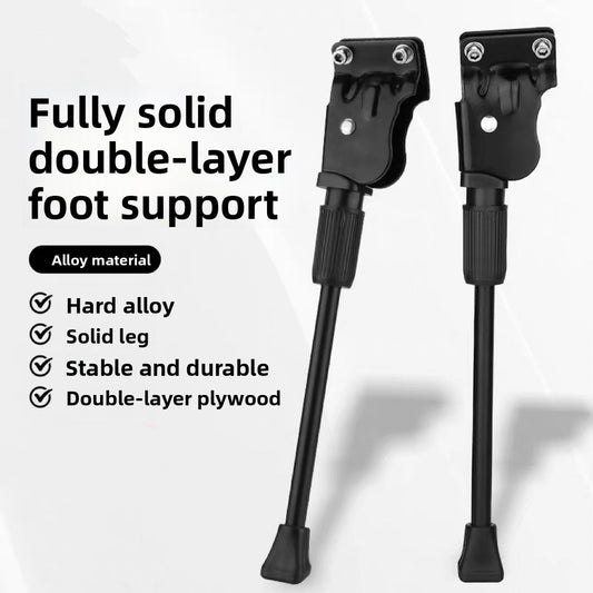 2-Hole MTB Kickstand 24 inch Replacement, 26 inch Bike Side Stand 2-Hole