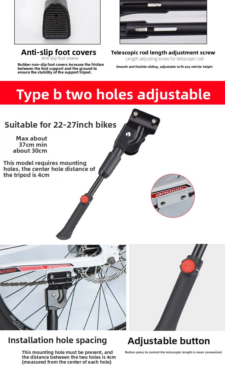 12-20 Inch Kids Bicycle Kickstand, Universal MTB Thickened Support Stand