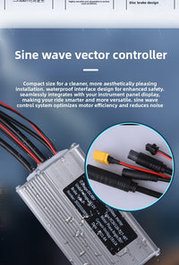 Kit de conversión Bafang 48V 500W para buje de casete trasero