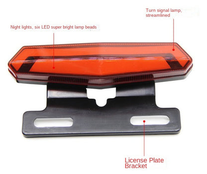 Electric Vehicle LED Rear Tail Light Turn Signal Flowing Driving Light Brake Light High Brightness Warning Light