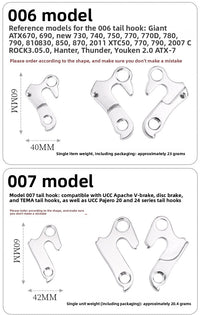 Bicycle Rear Derailleur Hanger Replacement for MTB, Road & Folding Bikes