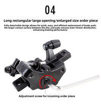 Kit de conversión de freno de disco para bicicleta eléctrica, sistema de freno de disco universal para MTB