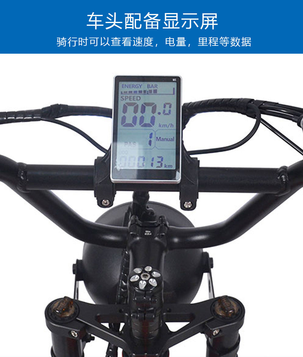 New 20inch Aluminum Alloy 750w High Power Mobility Scooter 13A Lithium Battery Electric Mountain Bike