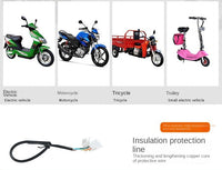 Electric Vehicle LED Rear Tail Light Turn Signal Flowing Driving Light Brake Light High Brightness Warning Light