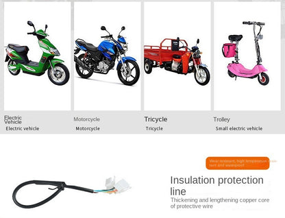 Electric Vehicle LED Rear Tail Light Turn Signal Flowing Driving Light Brake Light High Brightness Warning Light