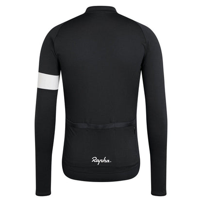 Maillot de ciclismo polar térmico de invierno de manga larga, camiseta unisex de ciclismo de carretera y MTB 
