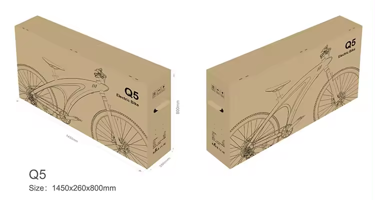 Adult High-Speed Electric Mountain Bike (500W/750W) – 50MPH Off-Road & Commuter E-Bike with Full Suspension & Lithium Battery